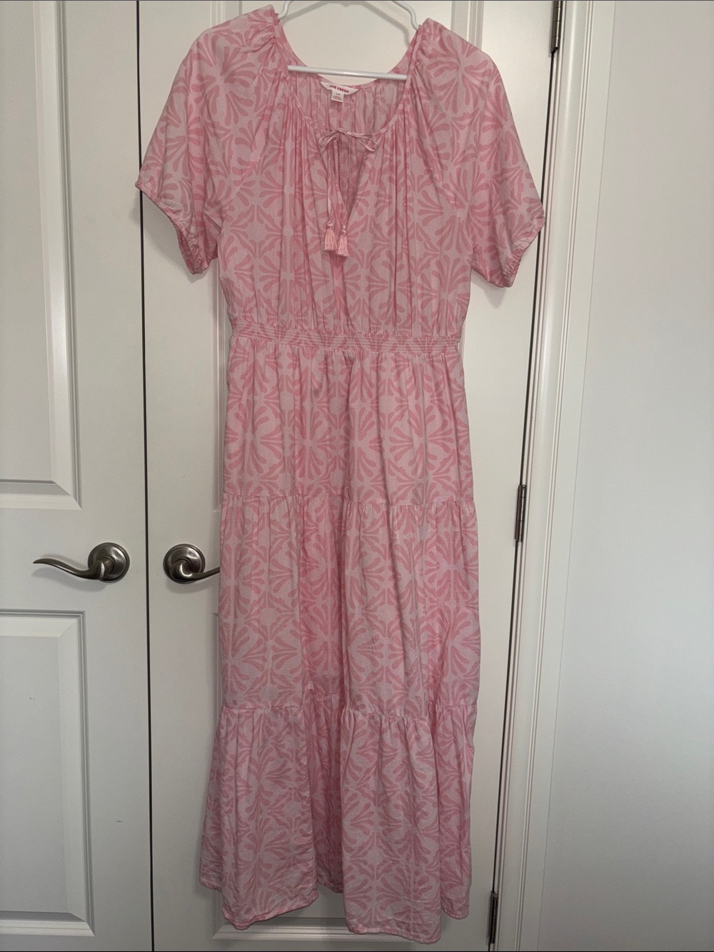 Joe Fresh Light Pink Printed Maxi Dress